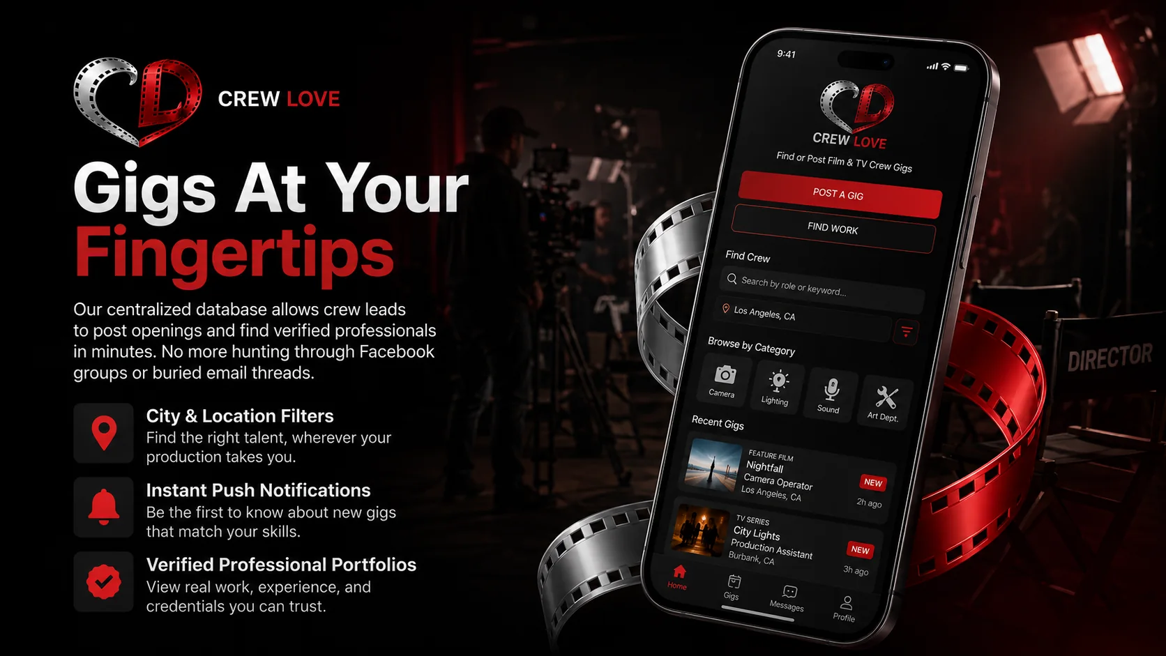 Crew Love instant push notification feature